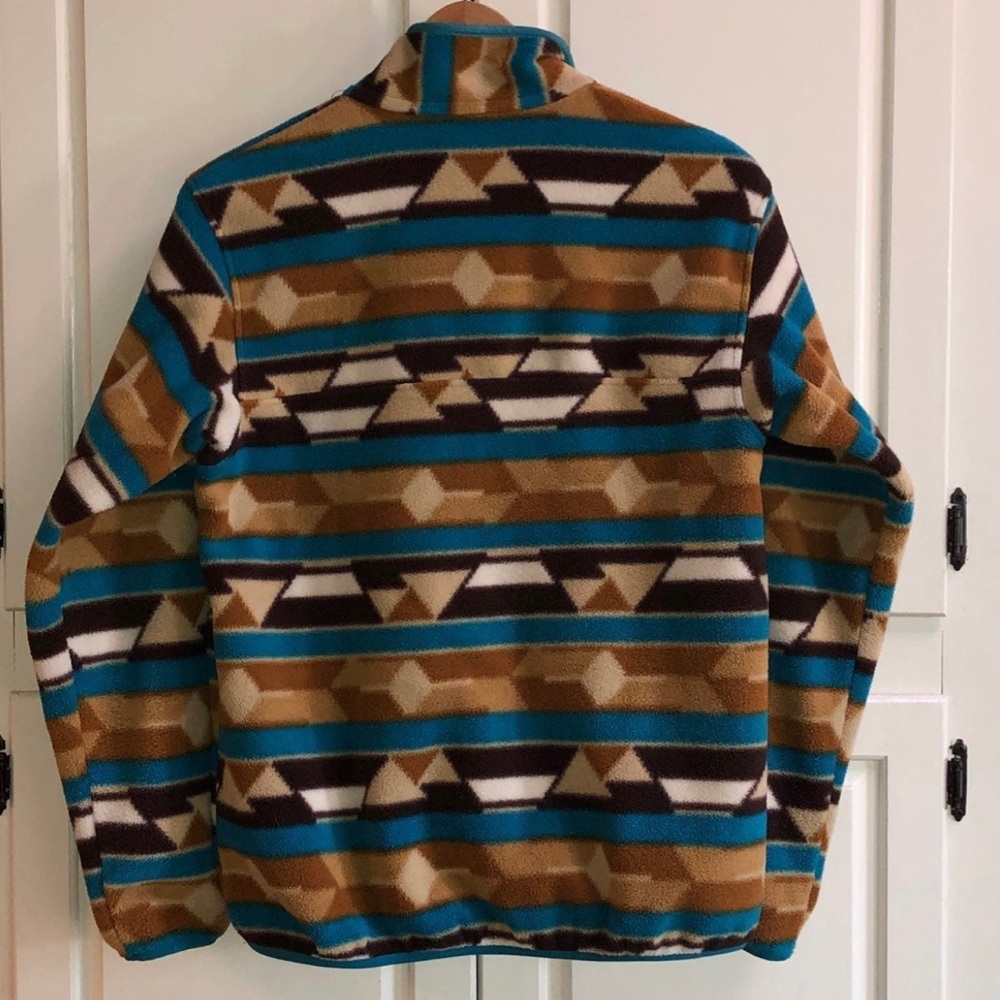 SOLD!! M Rare Patagonia Pullover Synchilla Tribal Native Southwestern jacket - Picture 2 of 5